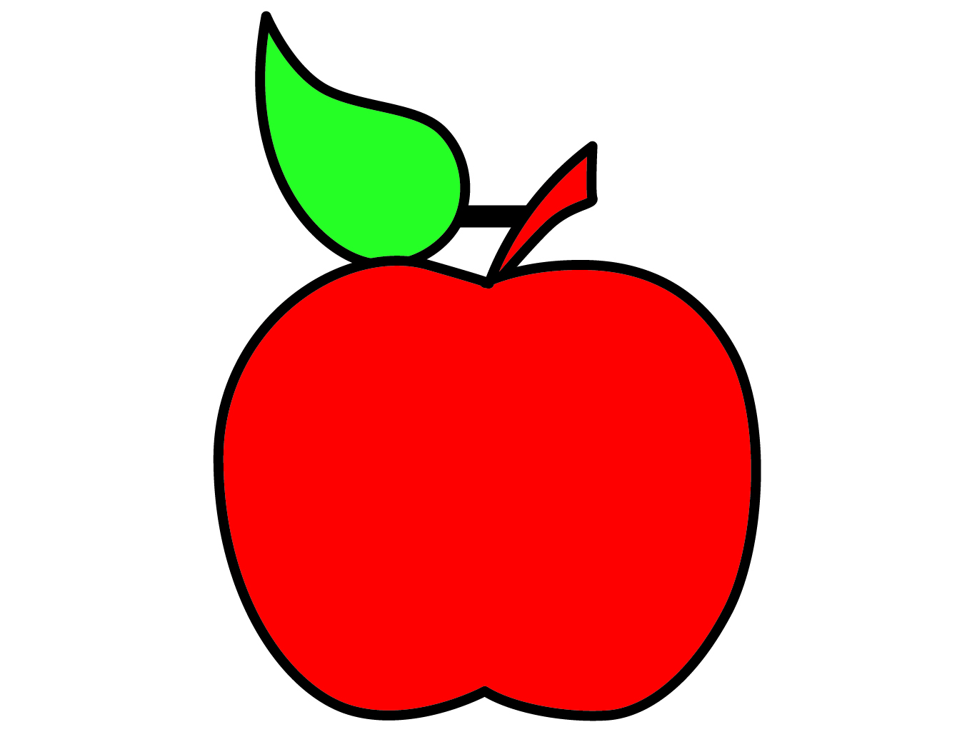 怎样画苹果简笔画图片